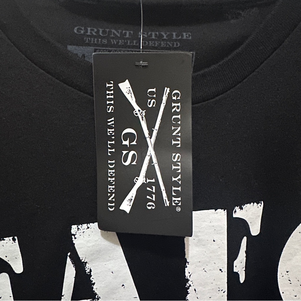 Grunt Style FAFO T-Shirt Mens Size M Black New Graphic Short Sleeve Athletic Fit - Picture 3 of 8